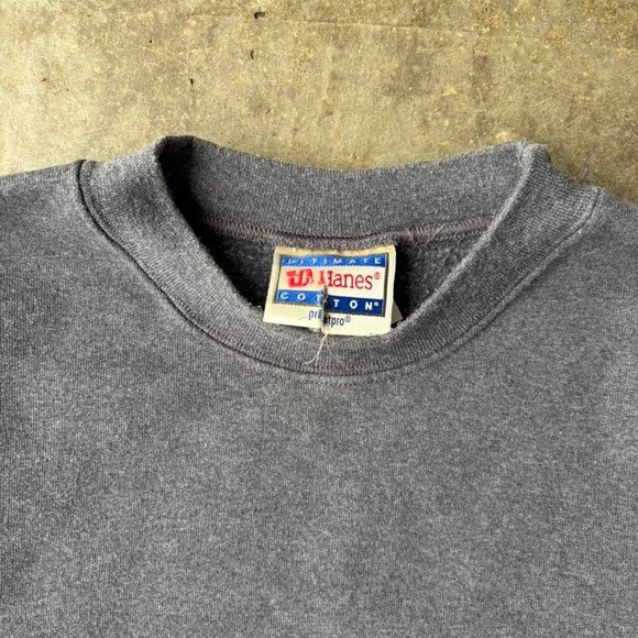 90s heavyweight grey crewneck - Picture 2 of 4